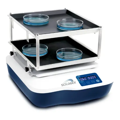 [832210059999] SCILOGEX SCI-O180-S2 Double-Platform Orbital Digital Shaker, 40-200rpm